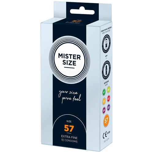 Mister Size 57mm Condoms for enhanced sensation