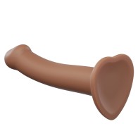 Strap On Me Small Caramel Dual Density Bendable Dildo