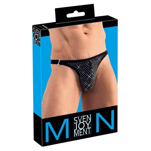 Svenjoyment Sparkly Rhinestone String for Men