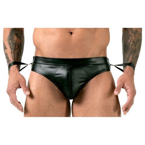 Jock Brief Svenjoyment con Esposas para Juegos de Bondage