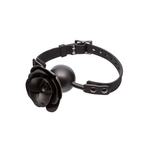 CalExotics Forbidden Removable Rose Gag - Seductive Design