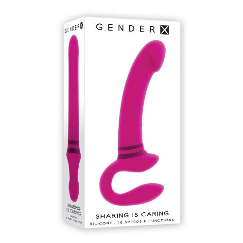 Vibrador Doble Gender X Sharing Is Caring para Parejas