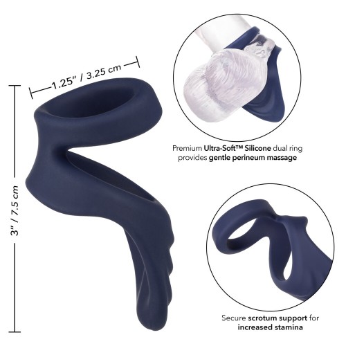 Viceroy Perineum Dual Silicone Cock Ring - Ultimate Support