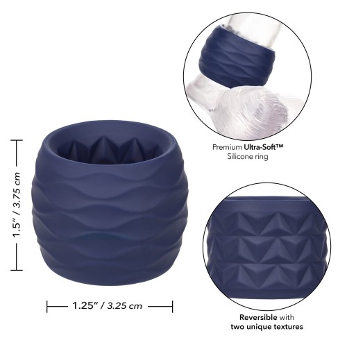 Viceroy Reverse Endurance Silicone Cock Ring - Enhance Pleasure