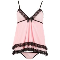 Cottelli Babydoll and Thong Elegant Set Lingerie