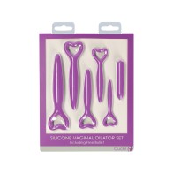 Juego de Dilatadores Vaginales de Silicona Ouch Morado