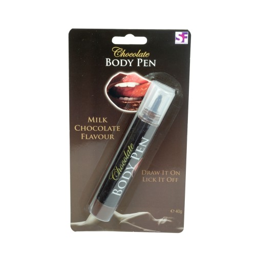 Milk Chocolate Flavored Body Pen for Sweet Intimacy