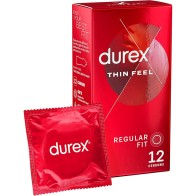 Condones Durex Thin Feel Ajuste Regular - Protección Estrecha