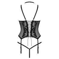 Corset de Encaje Obsessive Alessya M/L para Noches Seductoras