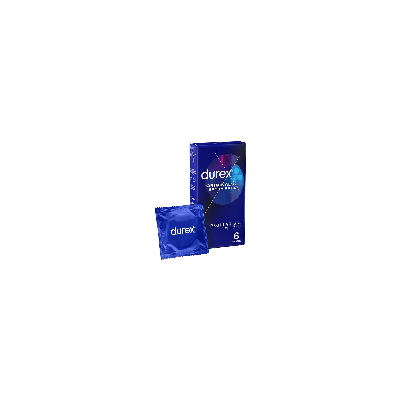 Durex Extra Safe Regular Fit Condoms 6 Pack