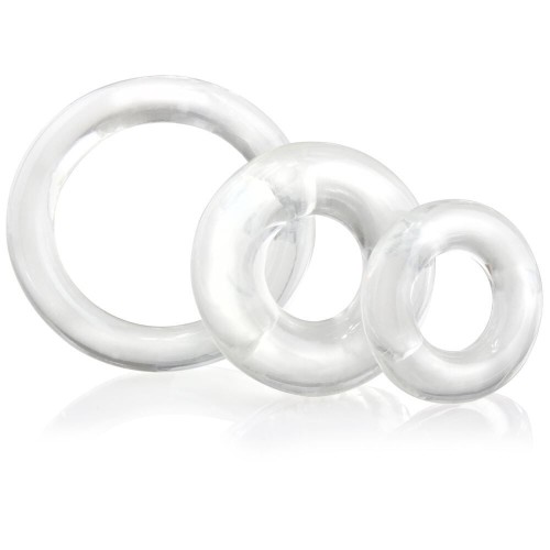 Screaming O Anillos Cock Ring Transparentes para Erecciones más Fuertes