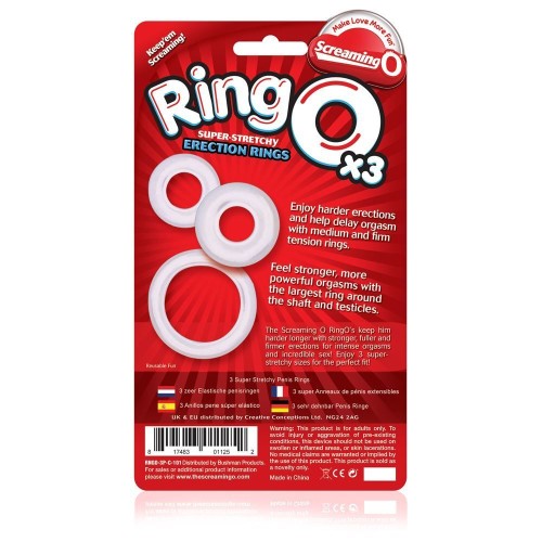 Screaming O RingO Clear Cock Rings for Stronger Erections