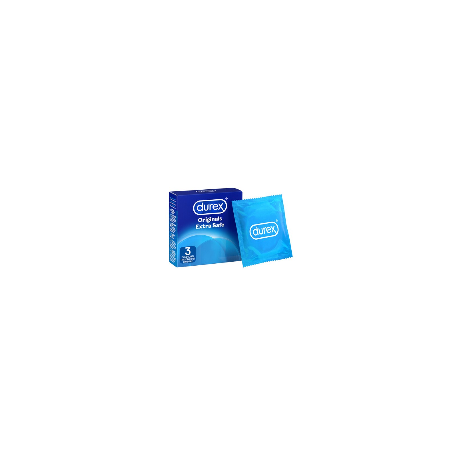 Condones Durex Extra Safe Talla Regular Pack de 3