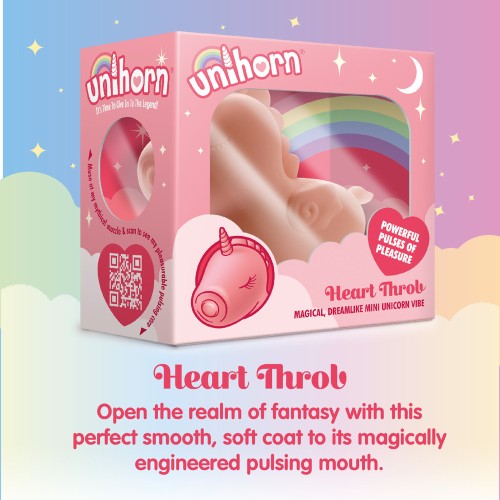 Vibrador de Unicornio Pulsante Unihorn Heart Throb