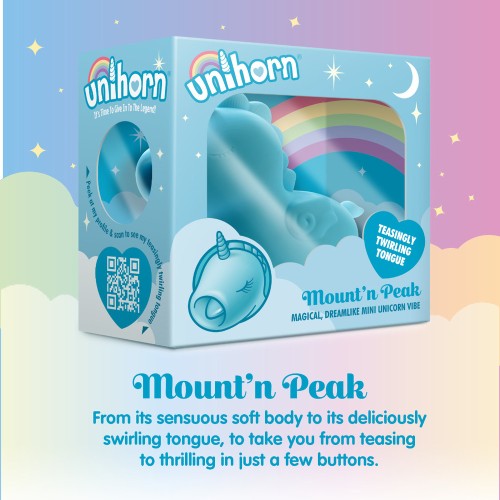 Unihorn Mount'n Peak Twirling Tongue Unicorn Vibe