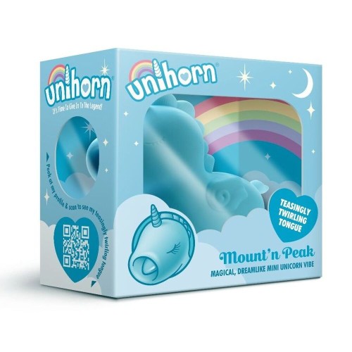 Vibrador Unicornio Unihorn Mount'n Peak con Lengua Giratoria