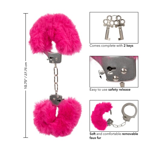 Ultra Fluffy Furry Cuffs for Sensational Bondage Play