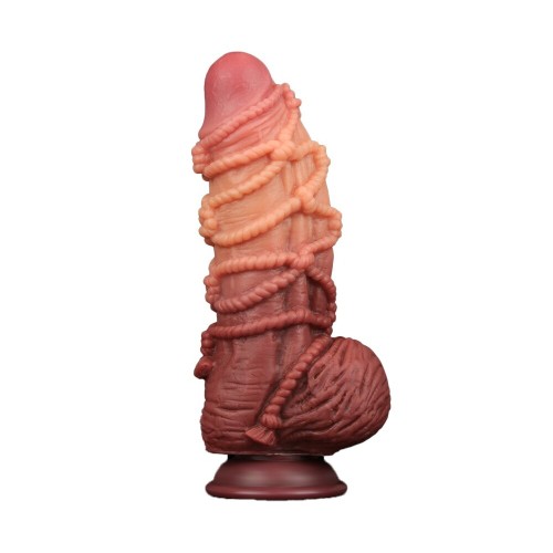 Lovetoy Extreme Dildo With Rope Pattern - Realistic Thrills