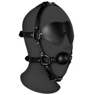 Ouch Xtreme Blindfolded Harness with Ball Gag