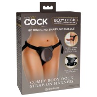 King Cock Comfy Body Dock Strap On Harness for Seamless Play