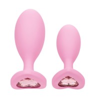 Duo de Plug Anal Crystal First Time - Doble Placer