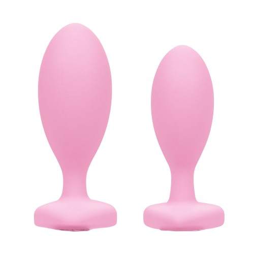 Duo de Plug Anal Crystal First Time - Doble Placer