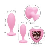 Duo de Plug Anal Crystal First Time - Doble Placer