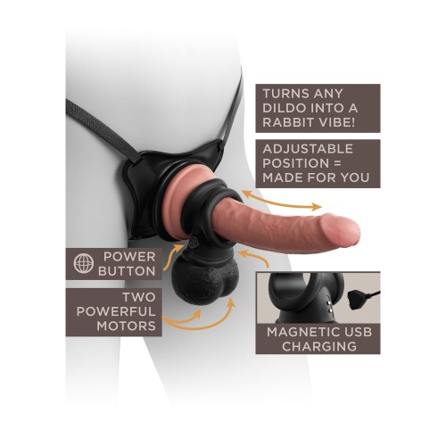 King Cock The Crown Jewels Weighted Swinging Vibrating Balls