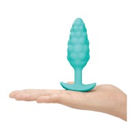 B Vibe Textured Vibrating Butt Plug for New Sensations