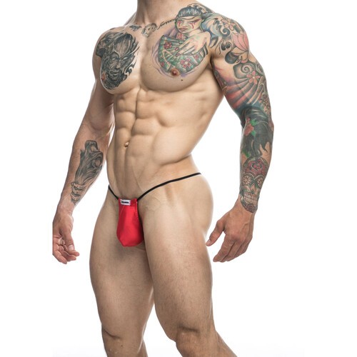 Justin and Simon Classic Red G-String for Men