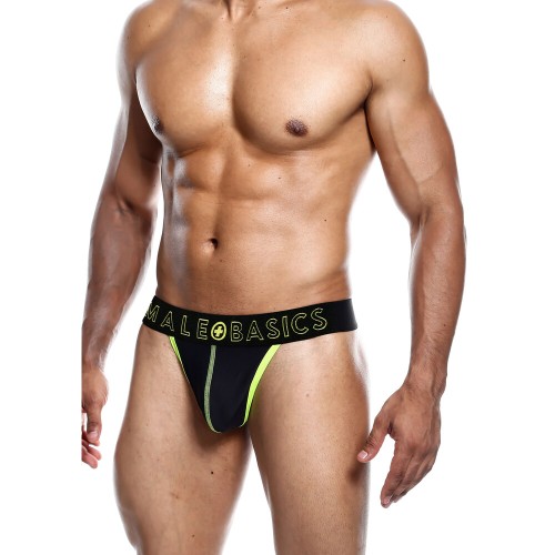 Male Basics Neon Yellow Thong for Men