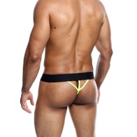 Male Basics Neon Yellow Thong for Men