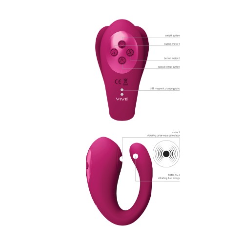 Vive Yoko Triple Action Vibrator for Ultimate Pleasure