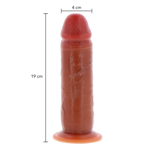 ToyJoy Get Real Silicone Foreskin Dong for Authentic Pleasure