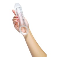 Extensor de Pene Transparente Size Up para Placer Mejorado