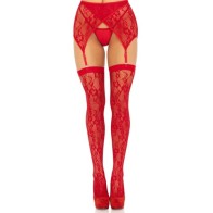 Leg Avenue Lace Stockings and Garterbelt for Alluring Looks