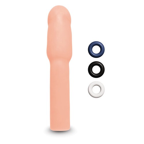 Size Up 4 Inch Realistic Penis Extender for Enhanced Pleasure