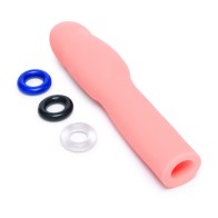 Size Up 4 Inch Realistic Penis Extender for Enhanced Pleasure