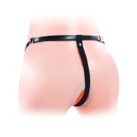 Strap-On Doble Hueco Unisex de 6 Pulgadas