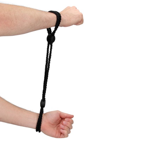 Ouch Adjustable Rope Hand Cuffs for BDSM Play