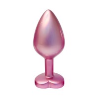 Gleaming Love Pearl Pink Medium Butt Plug