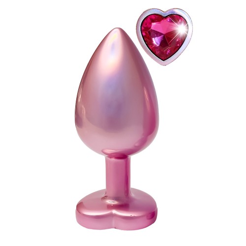 Plug Anal Grande Gleaming Love Rosa