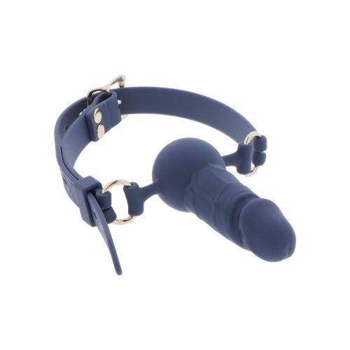 Taboom Silicone Supreme Penis Ball Gag for Bondage Fun